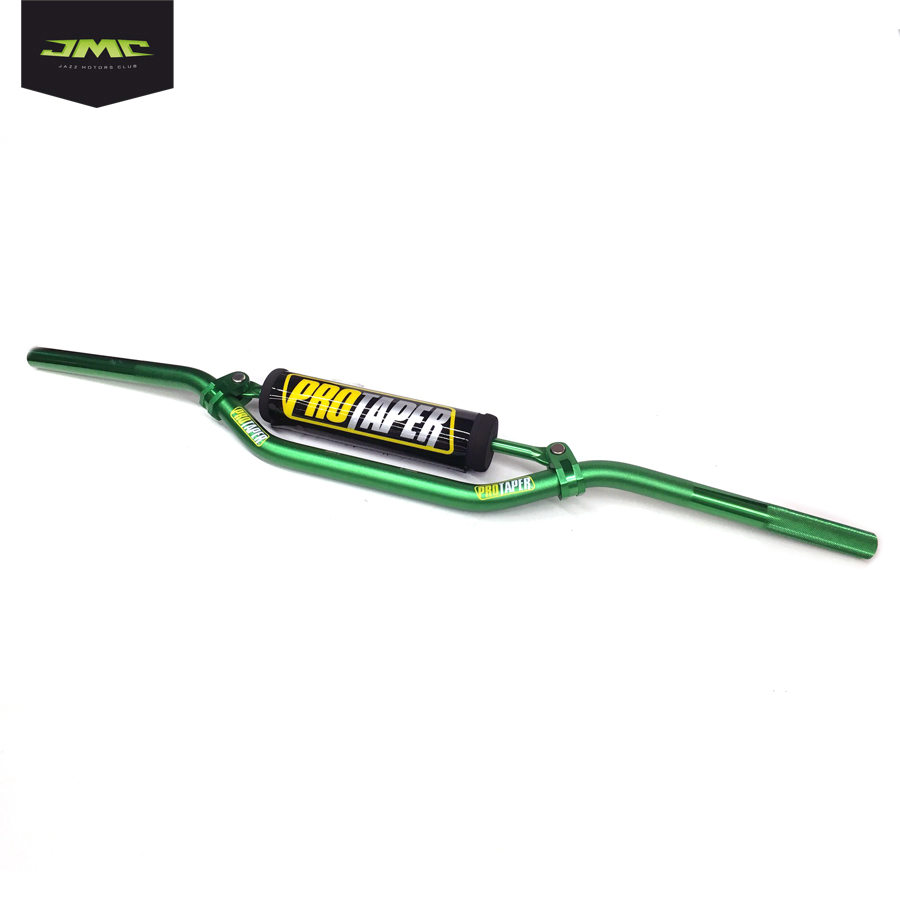 Руль алюминиевый низкий 7/8 (22,2 мм) Pro Taper style green
