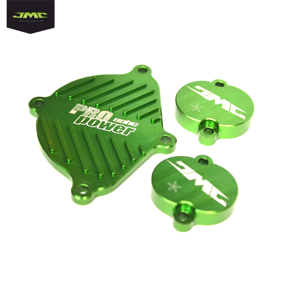 Крышки клап. мех-ма и ГРМ  CNC Green анод комплект JMC YX 150--160