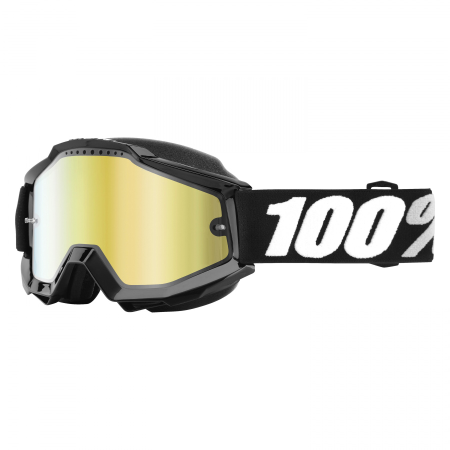Очки 100% Accuri Snowmobile Tornado / Yellow Vented Dual Lens w/Pins