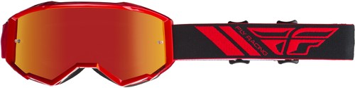 Очки кросс подростковые FLY RACING ZONE (2019) YOUTH red/red mirror