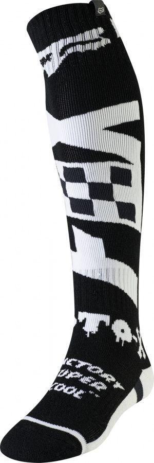Носки кросс Fox FRI Czar Thin Sock Black/White 