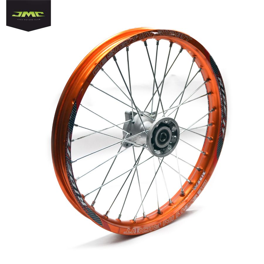Обод колеса 17" 1.6х17 перед. алюминий в сборе orange
