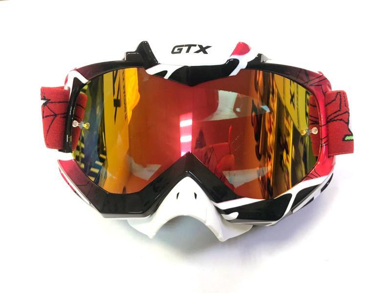 Очки Мотокросс GTX 5016 красные