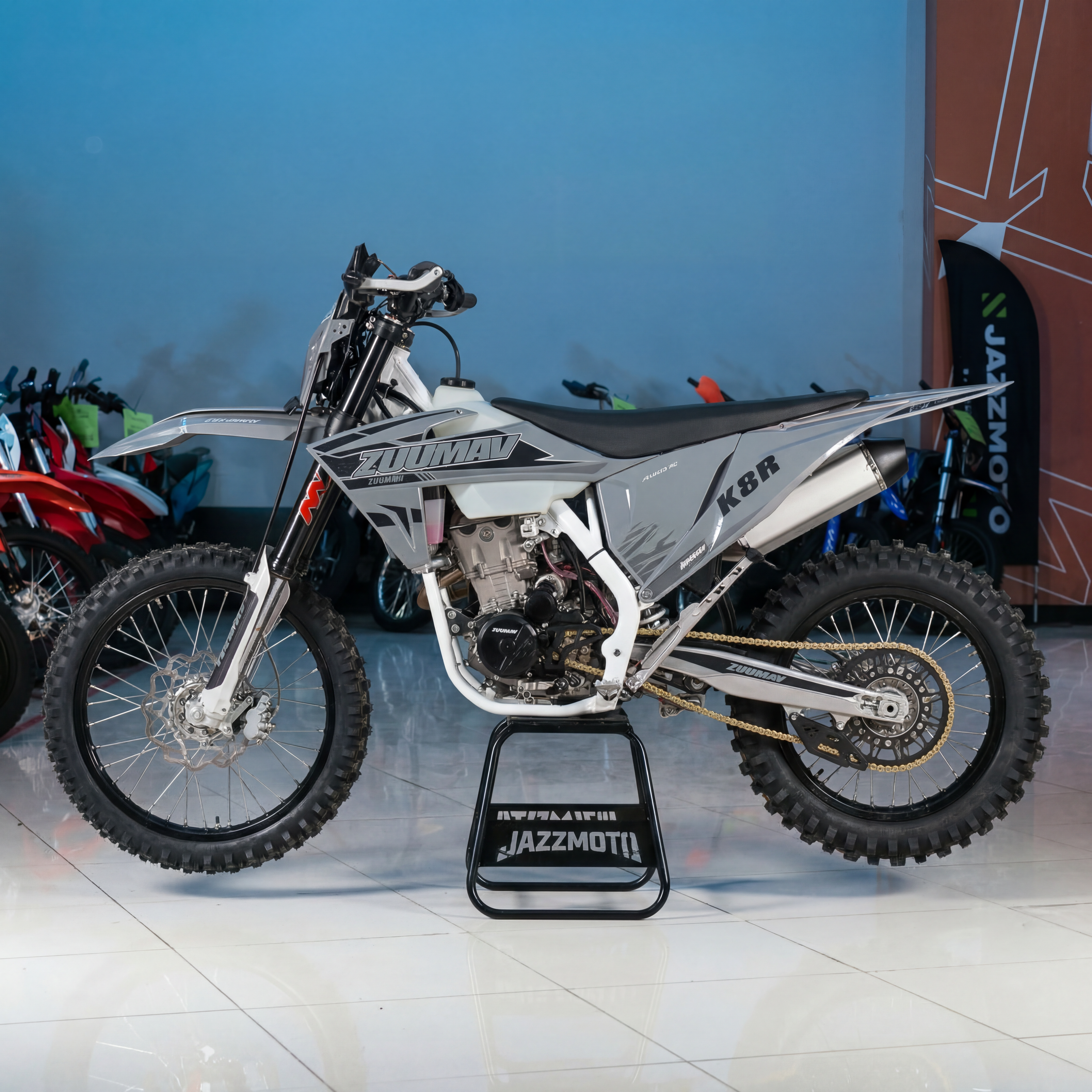 ◆◆◆むぅさん◆◆◆ Мотоцикл эндуро кроссовый Zuumav K8R YBS-300 21/18 Black купить с