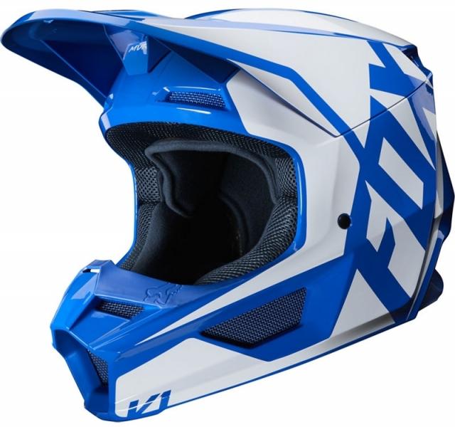 Мотошлем Fox V1 Prix Helmet Blue 