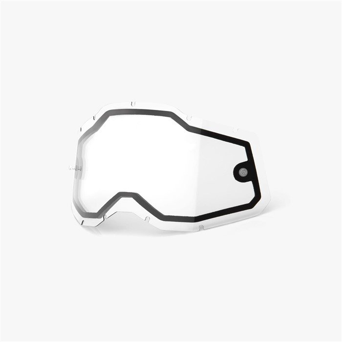 Линза двойная 100% RC2 AC2 ST2 Replacement Lens Dual Pane Clear