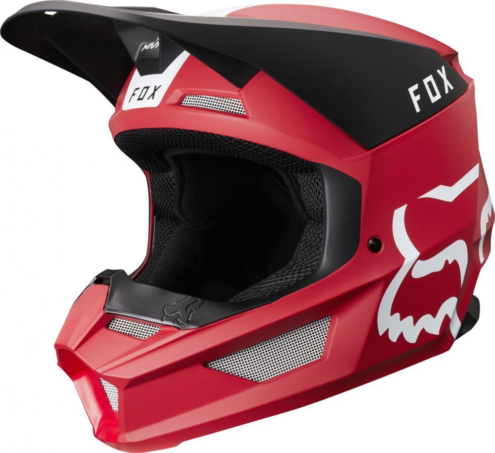 Мотошлем кроссовый Fox V1 Mata Helmet Cardinal 