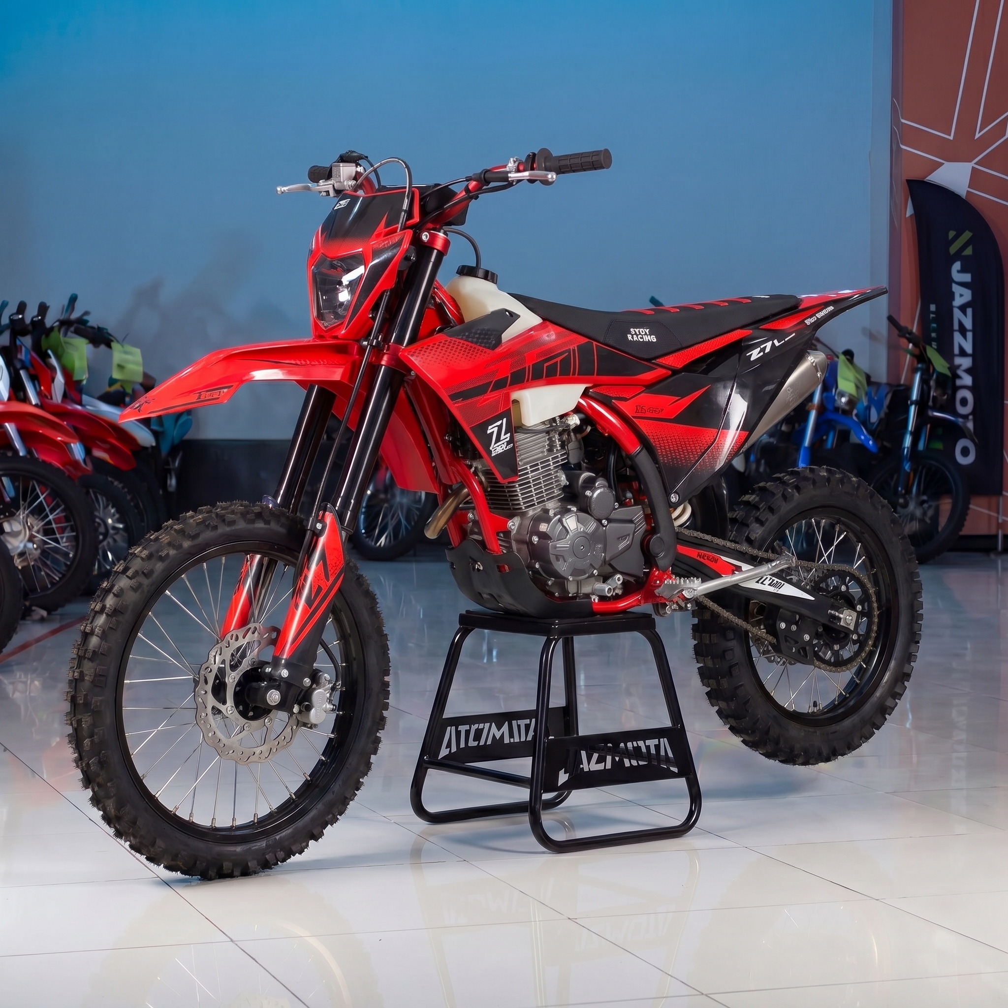 Мотоцикл кроссовый ZTOT Z7L PR300 21/18 купить с экспресс