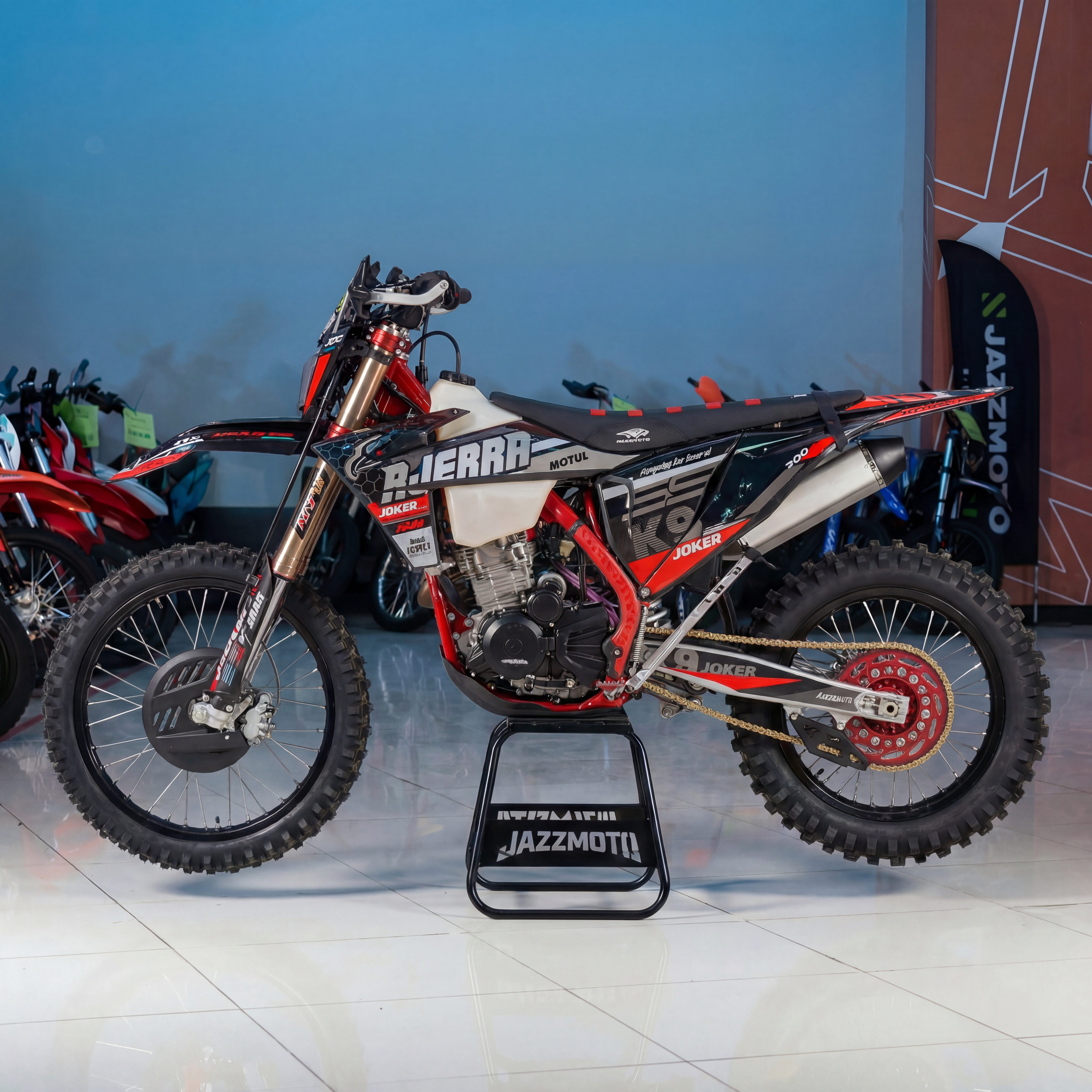Мотоцикл кроссовый Ajerra JOKER K9 NB300 Red 21/18 купить с
