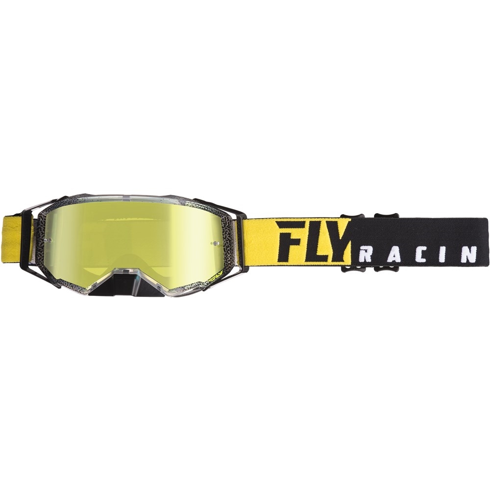 Очки кросс FLY RACING ZONE PRO (2019) black/yellow gold leans