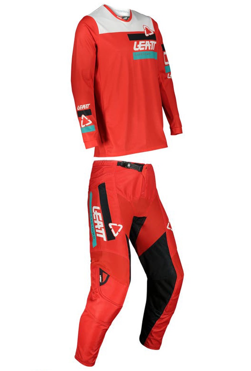 Комплект джерси и мотоштаны детский Leatt Moto 3.5 Mini Ride Kit Red 