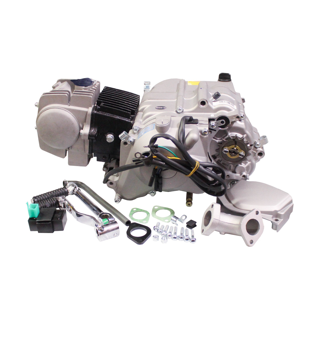 Двигатель YX 125сс 153FMI (W120) Semi Automatic, электростартер, запуск на нейтрали