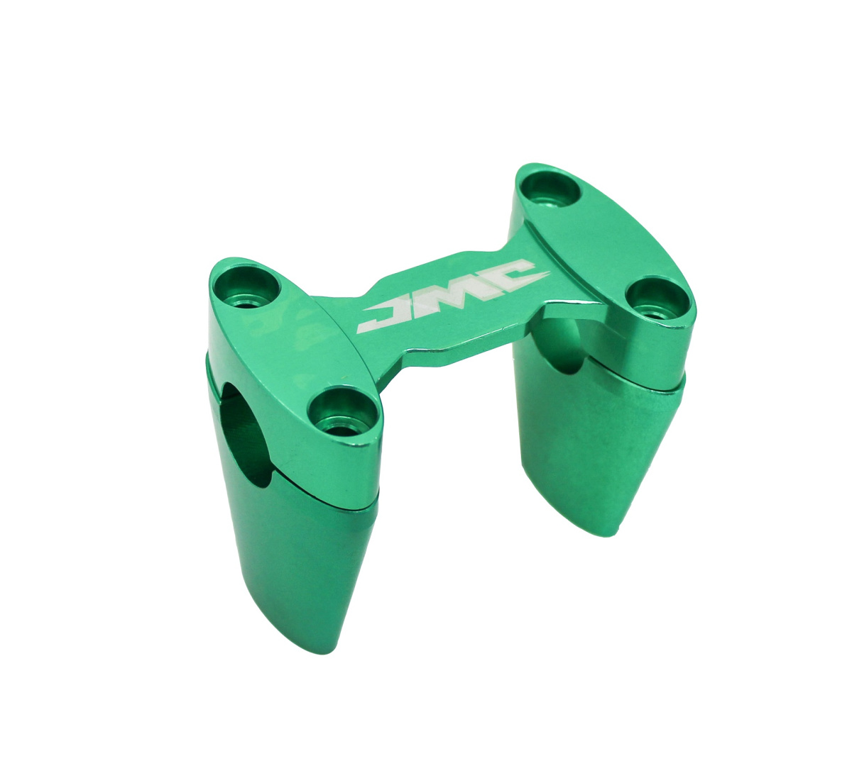 Кронштейн крепления руля алюминий CNC GREEN 22.2 мм к-т