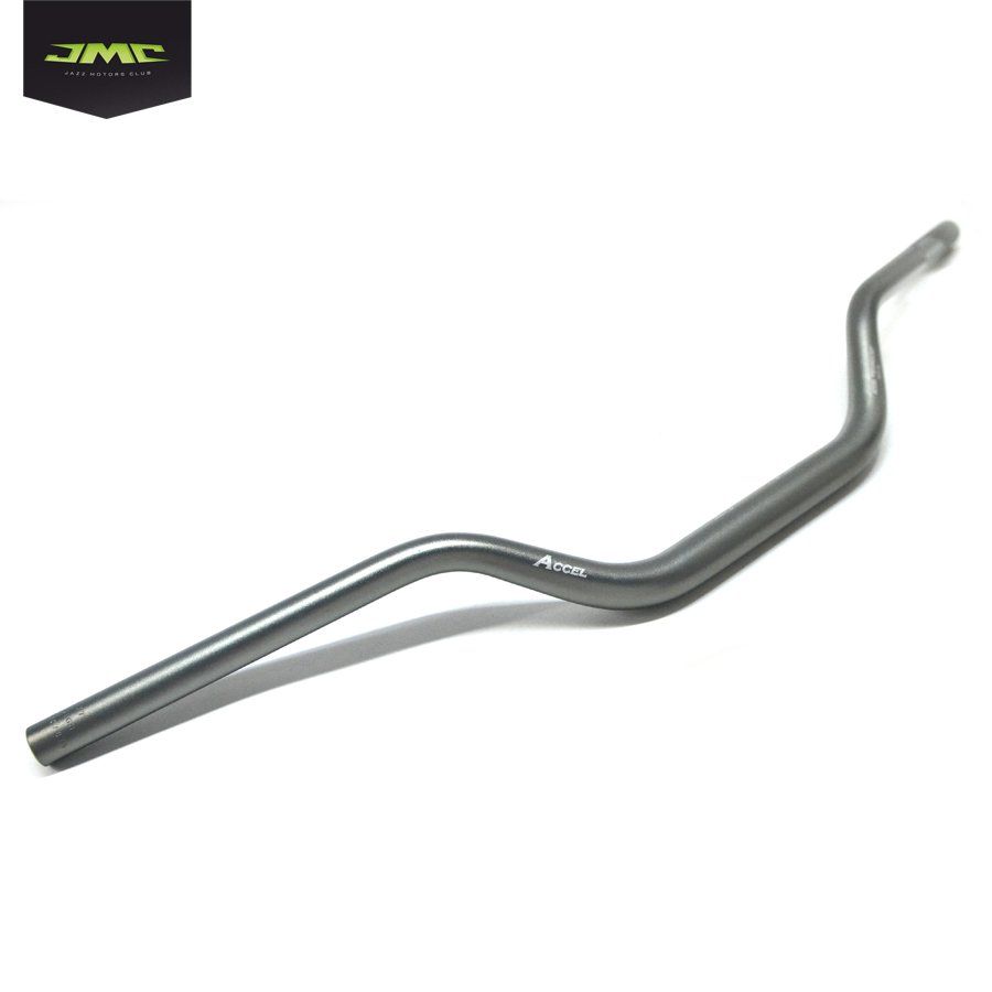 Руль Accel TH-07 28.6 мм. Kawasaki толстый высокий grey