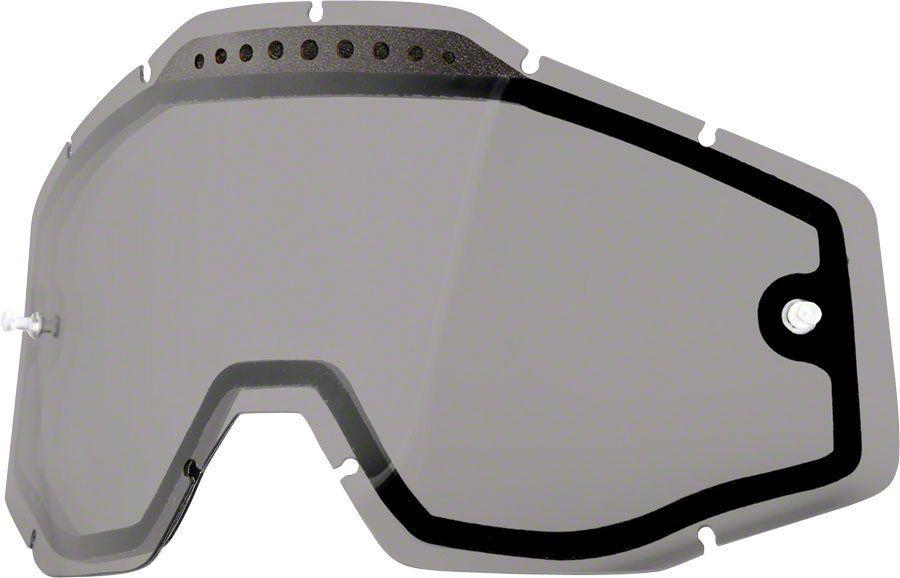 Линза 100% Racecraft/Accuri/Strata Vented Dual Pane Lens Anti-fog Silver Mirror
