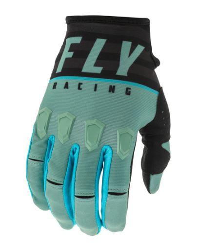 Перчатки FLY RACING KINETIC K120 зелёные/чёрные (2020)  