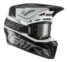 Мотошлем LEATT 8.5 Helmet Kit Black/White 