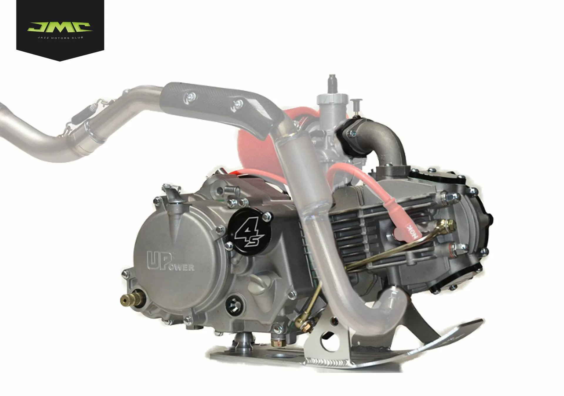 Двигатель UPower 190cc 4S в сборе (проводка+коммутатор)