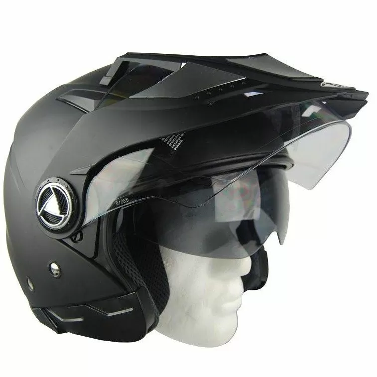 Шлем кросс/эндуро трансформер THH TS-45 Matte Black 