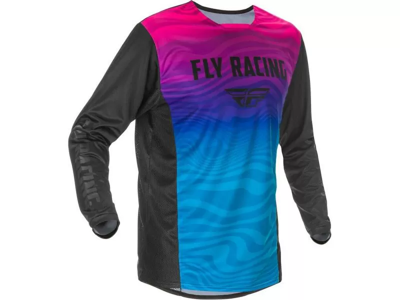 Джерси FLY RACING KINETIC K121 S.E. черная/розовая/синяя