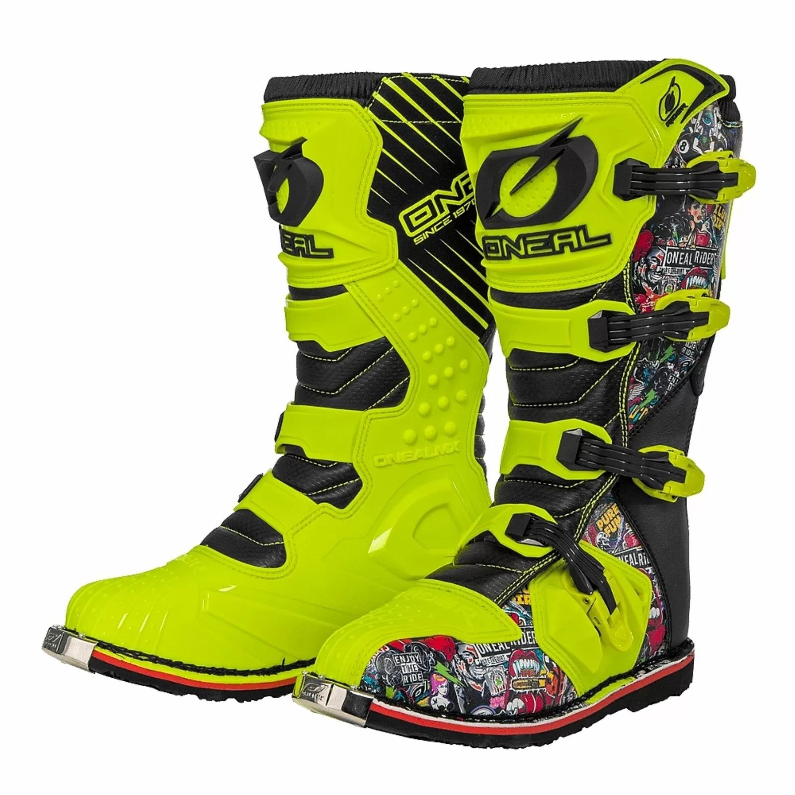 Мотоботы ONEAL RIDER BOOT yellow 